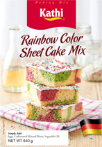 Rainbow Color Sheet Cake Mix